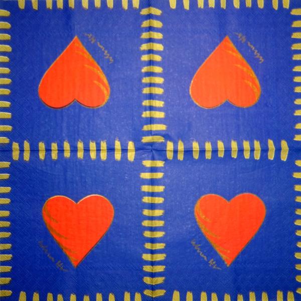 025 Heart / Hearts - 3-ply - Herlitz